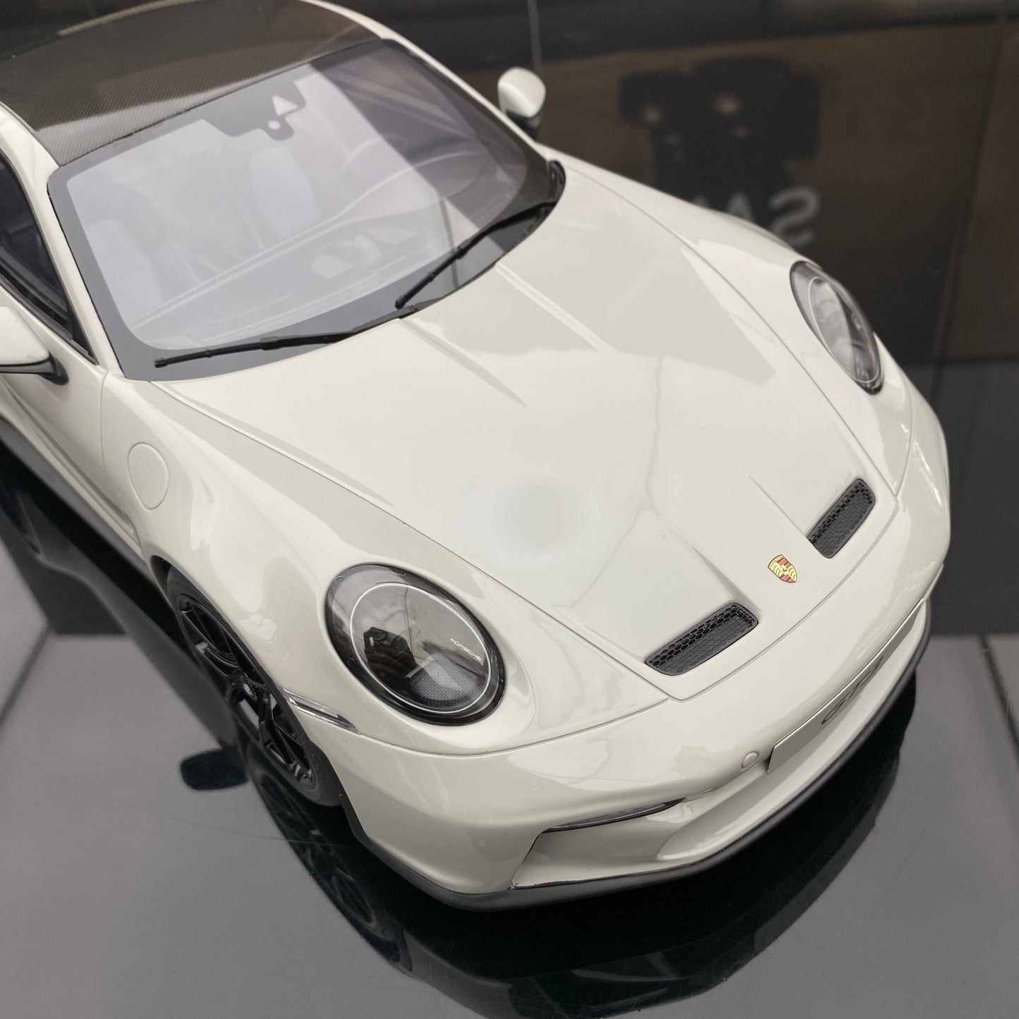 GT Spirit 1/12 Porsche 992 GT3 Gray Limited Edition Car Model Ornament