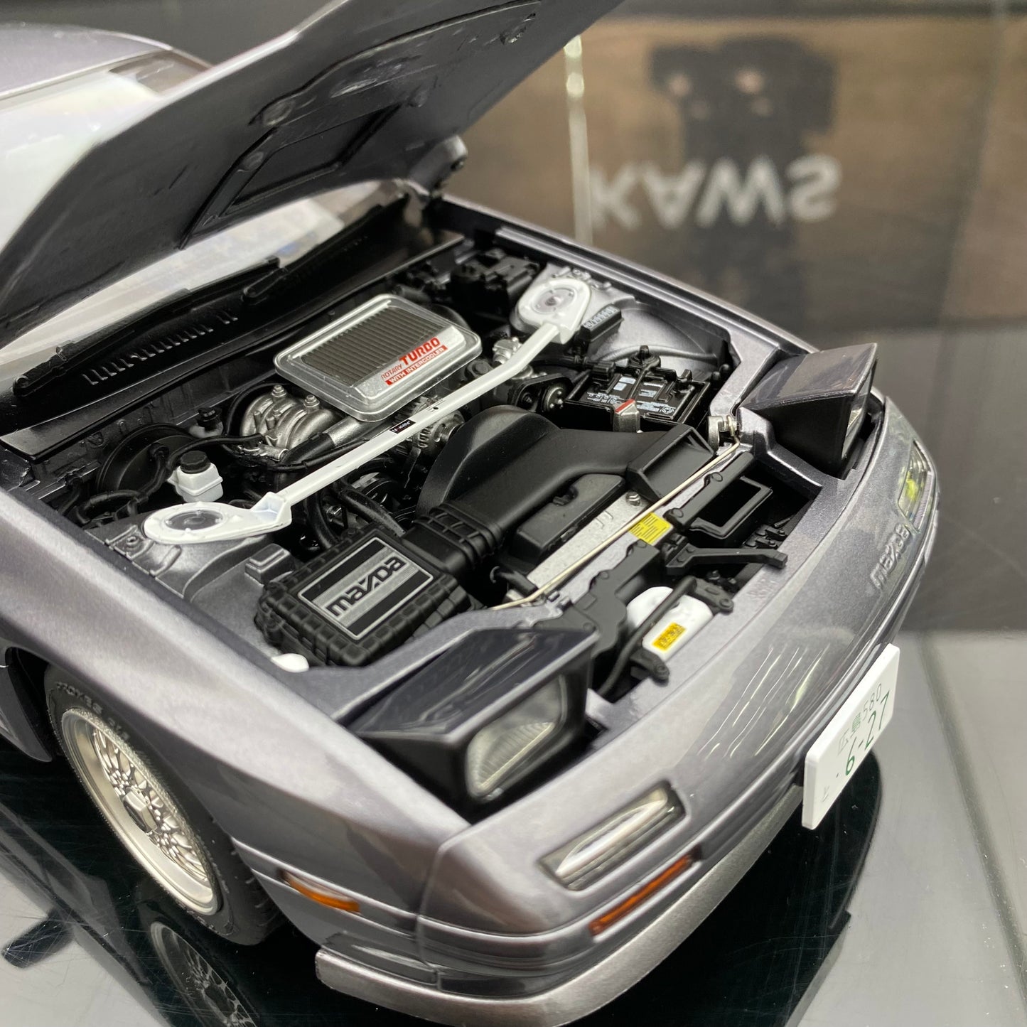 WHELART 1/18 Mazda RX7 FC3S alloy simulation car model HEC exhibition version