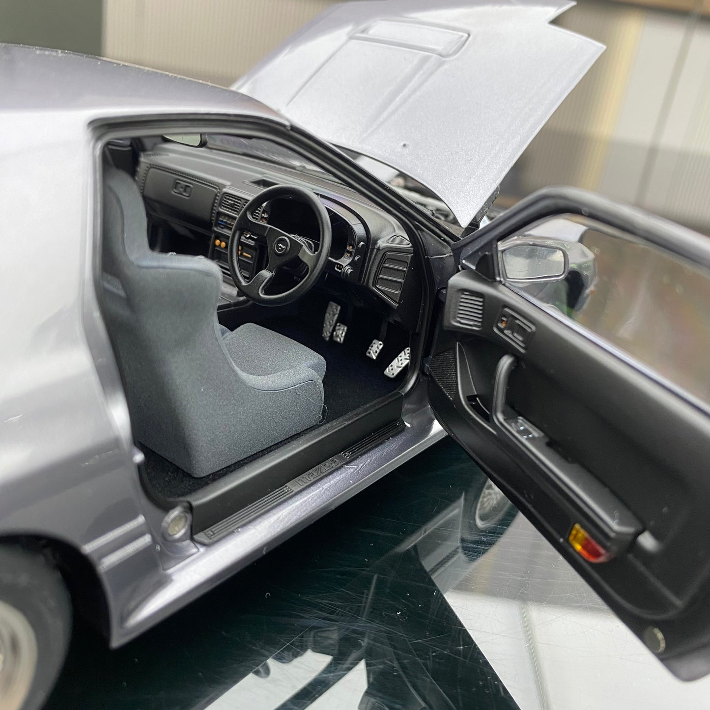 WHELART 1/18 Mazda RX7 FC3S alloy simulation car model HEC exhibition version