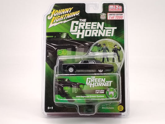 Johnny Lightning 1/64 Chrysler Green Hornet Green Hornet + Doll Black Alloy Car Model