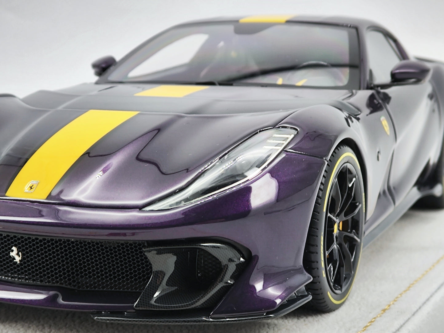 MR 1/18 Ferrari 812 Competizione Metallic Purple Limited Edition Model Car