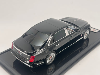 MOTORHELIX 1/18 Hongqi Guoya black limited edition model car