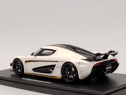 GT Spirit 1/18 Koenigsegg REGERA RECORD White Resin Car Model