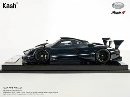 Kash Model 1/18 Pagani Zonda R Gloss Carbon Black Diecast Model