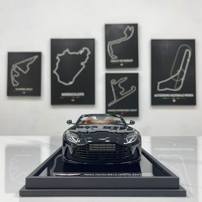 MOTORHELIX 1/18 Aston Martin DB12 Volante Convertible - Ink Black (MH398)