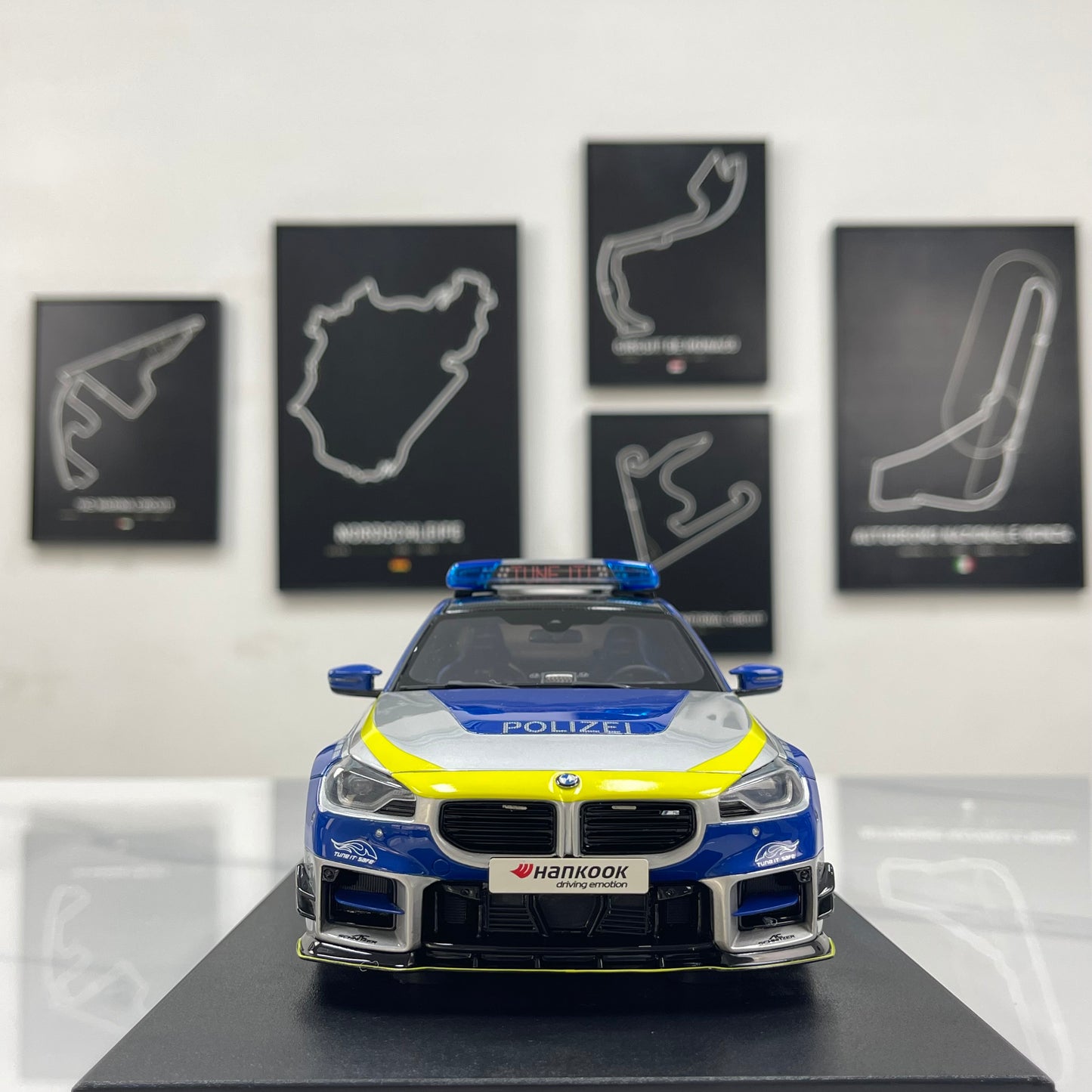 GT Spirit 1/18 BMW AC Schnitzer ACS2 Sport Polizei 2024 Blue/Silver Livery (GT573)