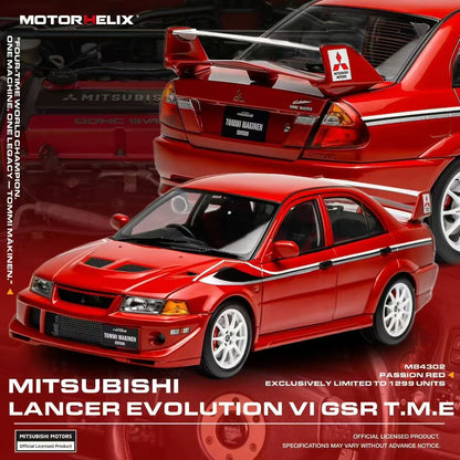 MOTORHELIX 1/18 Scale Alloy Model Mitsubishi Lancer Evolution VI (6.5)