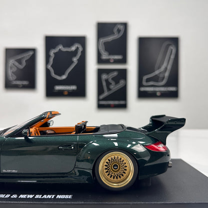 GT Spirit 1/18 Porsche Old & New Tokyo Auto Salon Green GT548