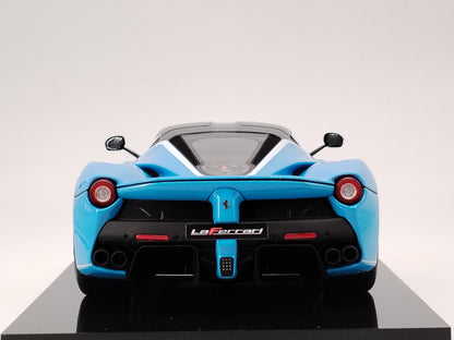 Amalgam 1/18 Ferrari LaFerrari Jia Nailiang Baby Blue Customized Simulation Car Model M6195-SC2