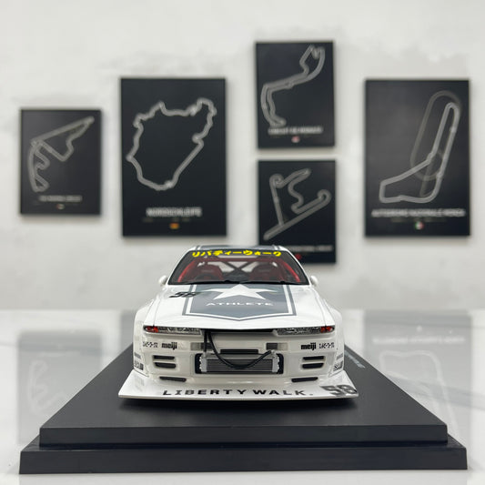 TOPSPEED 1/18 Nissan GT-R R32 Kaido Works TAS 2025 White TS0695