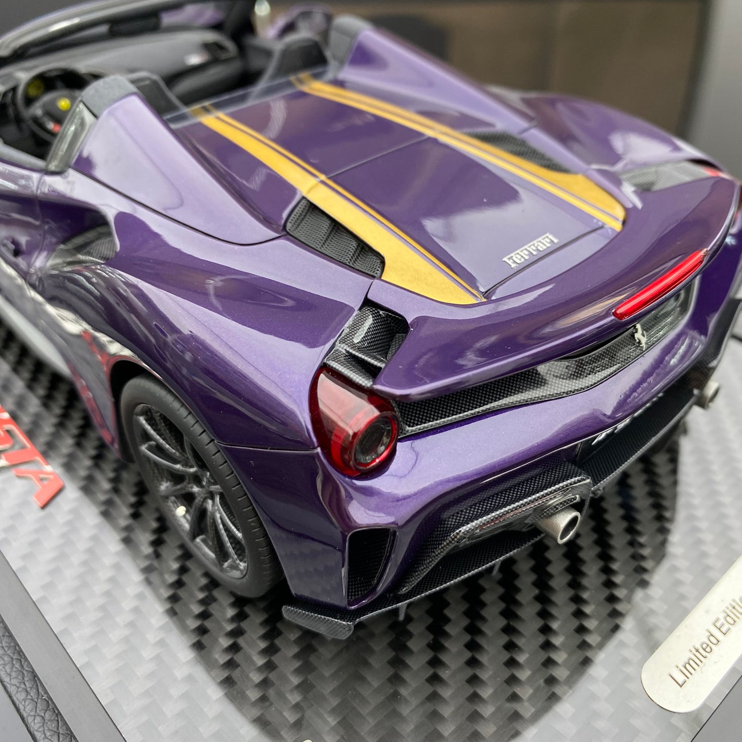 BBR 1/18 Ferrari 488 pista Spider convertible limited edition car model