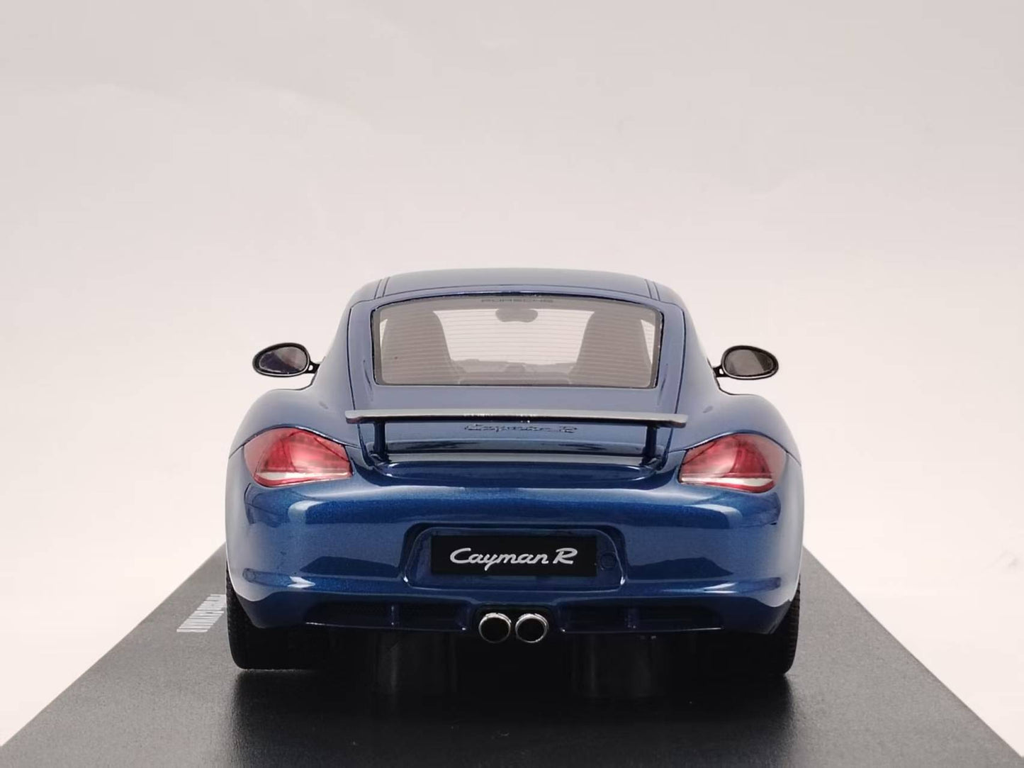 GT Spirit 1/18 Porsche CAYMAN R AQUA Metallic Blue Resin Model