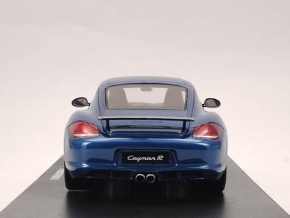 GT Spirit 1/18 Porsche CAYMAN R AQUA Metallic Blue Resin Model