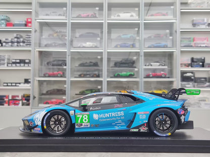 TOPSPEED 1/18 Lamborghini Huracán GT3 EVO2 #78 Forte Racing – Blue Livery (TS0685)