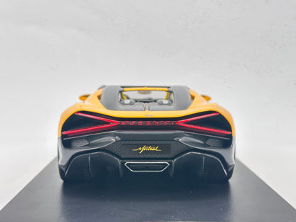 TOPSPEED 1/18 Bugatti W16 Mistral Yellow Resin Car Model