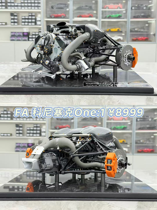 FA 1:6 Koenigsegg One:1 Engine Model 925/999 DDJ064