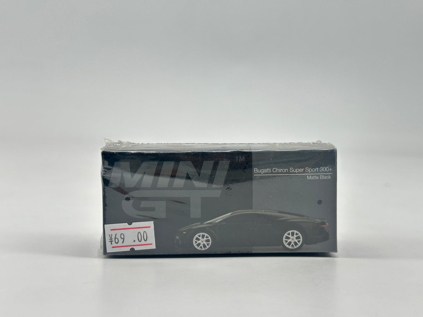 MINIGT 1/64 Bugatti chiron SUPER SPORT 300+ TEST CAR matte black alloy car model MGT00374