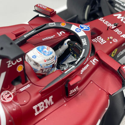 BBR 1:18 Ferrari SF25 F1 Car — Monaco GP 2nd Place (#16) — P18267C16