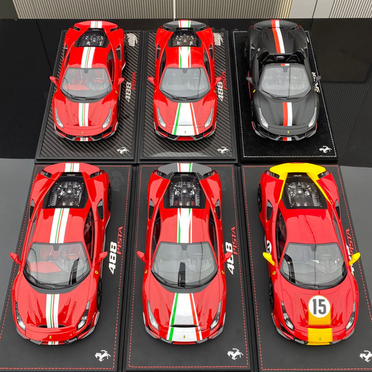 BBR 1/18 Ferrari 488pista series limited edition simulation car model ornaments