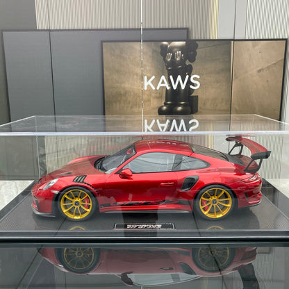 DM 1/8 Porsche 911 GT3RS high-end ornamental resin limited edition car model