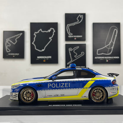 GT Spirit 1/18 BMW AC Schnitzer ACS2 Sport Polizei 2024 Blue/Silver Livery (GT573)