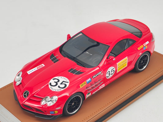 IVY 1/18 Mercedes-Benz SLR 722 Red Pig Simulation Car Model