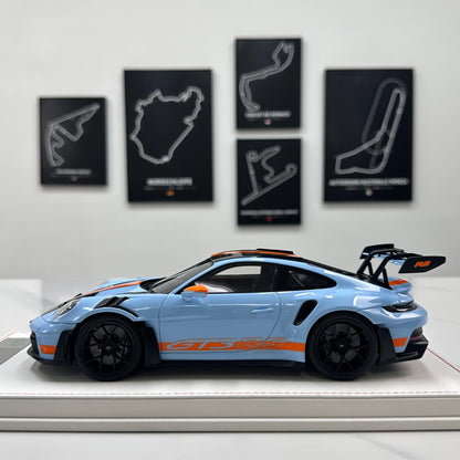GH MODEL 1/18 Porsche 992 GT3RS Gulf Oil Limited Edition Model Car