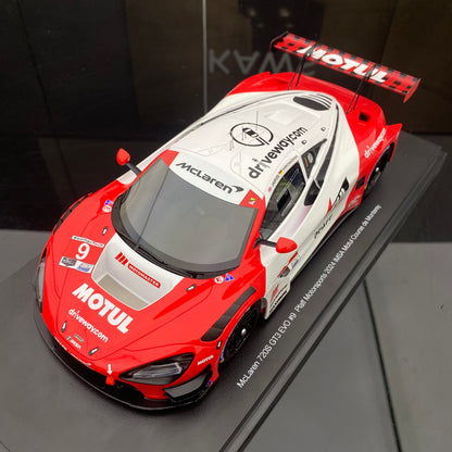 Topspeed 1/18 McLaren 720GT3 EVO #9 simulation car model collection ornaments