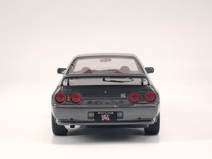 OTTO 1/18 Nissan Skyline GT-R BNR32 Grey Simulation Car Model Ornaments