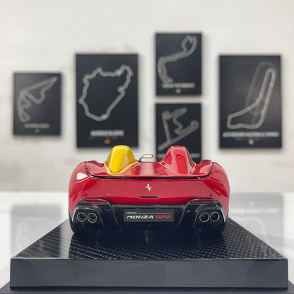 CE 1/18 Ferrari Monza SP2 – Prancing Horse Red – CE012