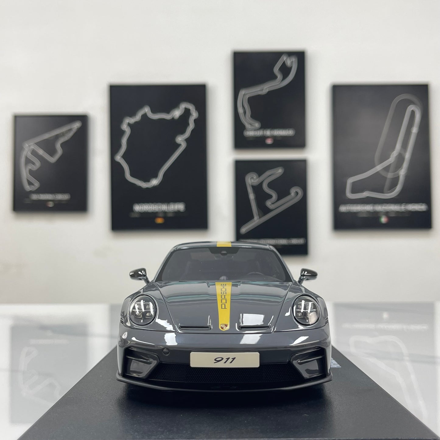 GT Spirit 1/18 Porsche 911 [992.2] GT3 Touring Grey GT577