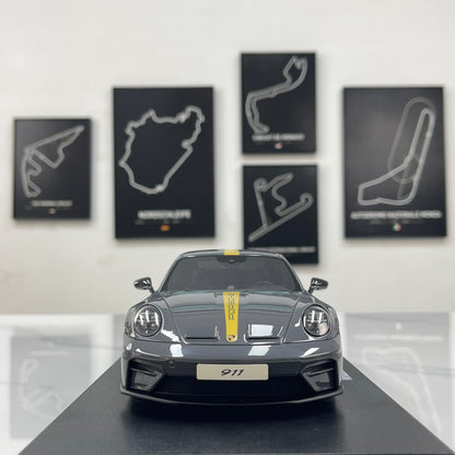 GT Spirit 1/18 Porsche 911 [992.2] GT3 Touring Grey GT577