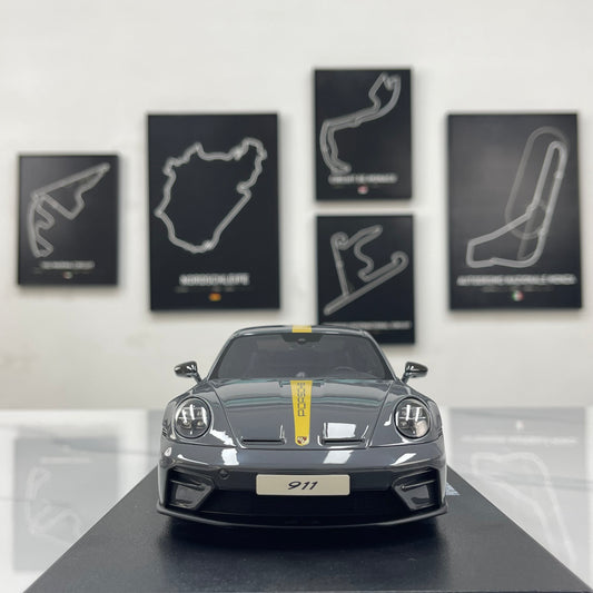 GT Spirit 1/18 Porsche 911 [992.2] GT3 Touring Grey GT577