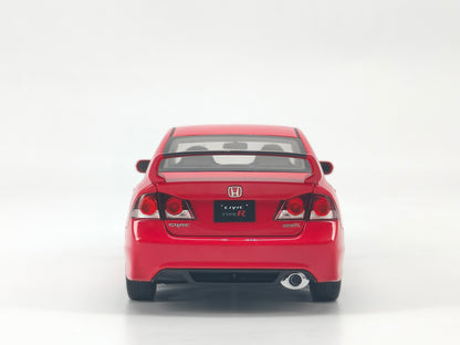 WELL 1/18 Honda Civic Type R (FD2) Red Alloy Full Open Car Model