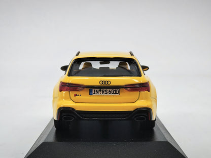 MINICHAMPS 1/43 Audi RS6 Alloy Enclosed Car Model Ornaments