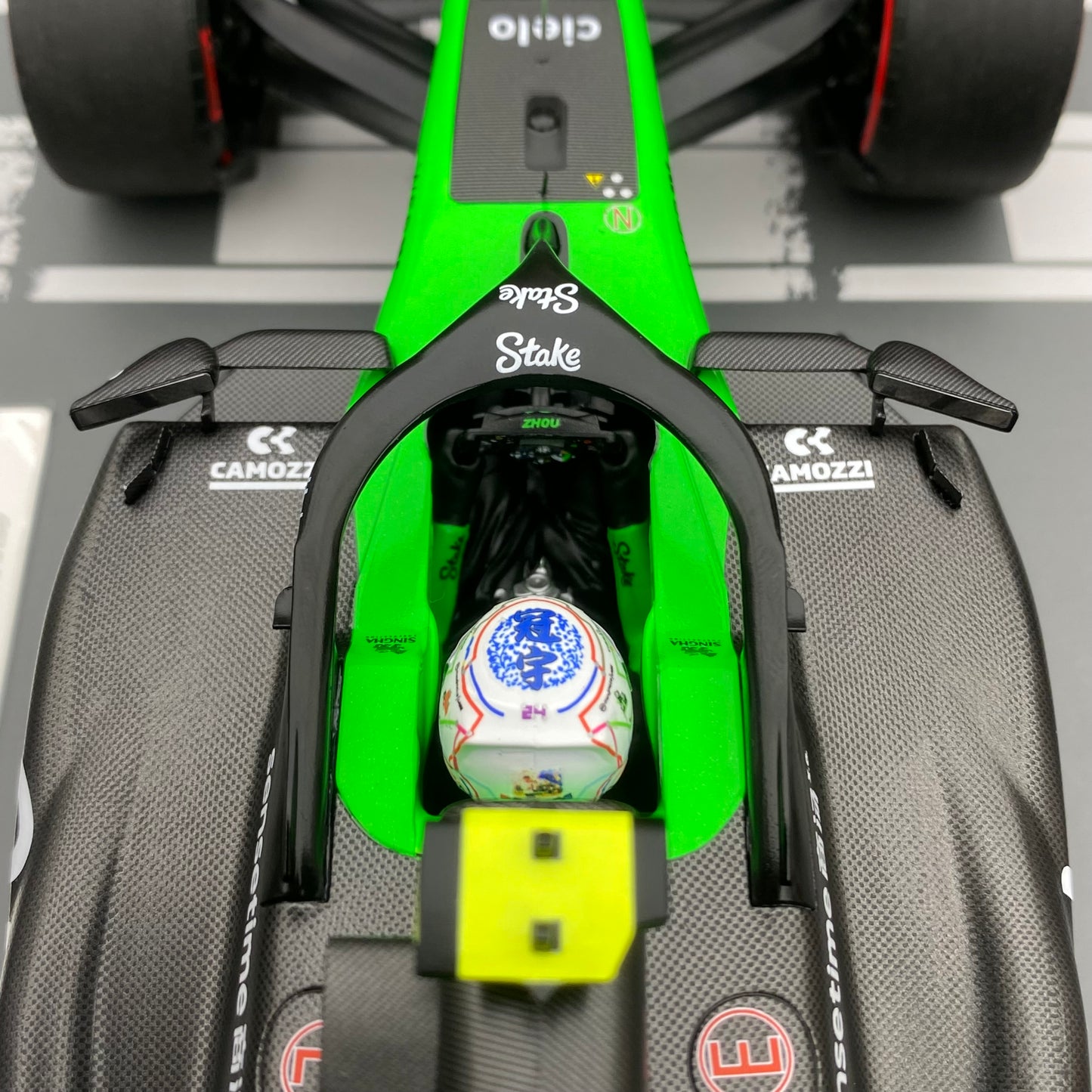 minichamps 1/18 STAKE F1 TEAM KICKSAUBER C44 Zhou Guanyu CHINAGP2024 Price 1368 147240524