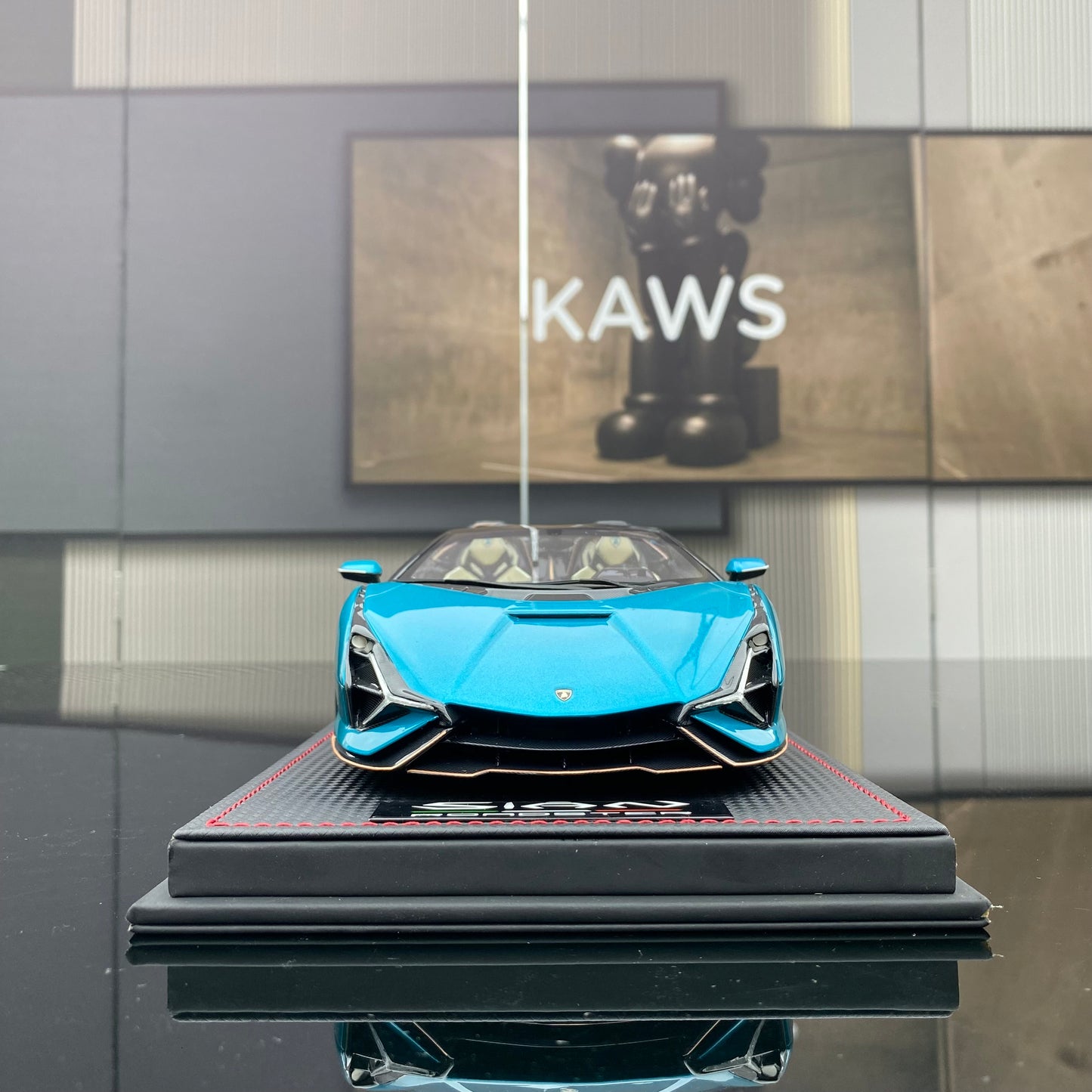 MR 1/18 Lamborghini Sian Roadster convertible limited edition simulation car model