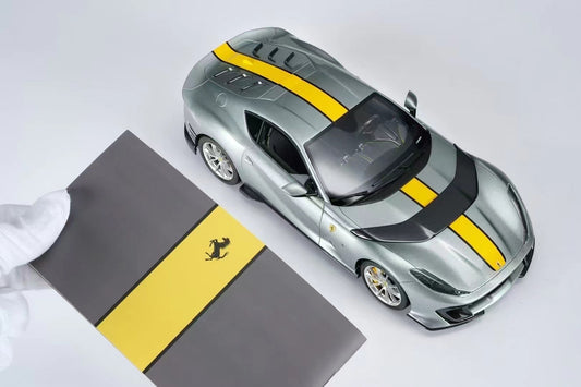 Amalgam 1:18 Ferrari 812 Competizione Cockburn Gray Resin Model