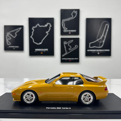 GT Spirit 1/18 Porsche 968 TURBOS Yellow GT947