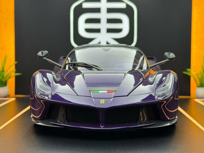 BBR 1:18 Ferrari LaFerrari Alloy Fully Open, Dubai Purple BB8182237