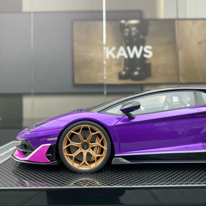 DM 1/18 Lamborghini SVJ Daniel limited edition car model ornament gift
