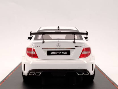 NA 1/18 Mercedes-Benz C63 AMG Black Series White Resin Car Model