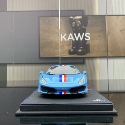 BBR 1/18 Ferrari 488 pista Hong Kong purple limited edition car model ornament