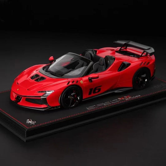 pre-sell BBR 1/18 Ferrari SF90 XX Spider Rosso Crosa standard red 16 simulation car model ornaments