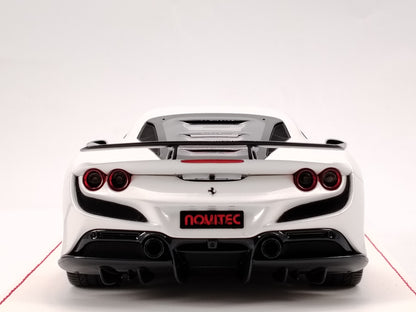 DG 1/18 Ferrari F8 White Limited Edition Simulation Car Model Ornament
