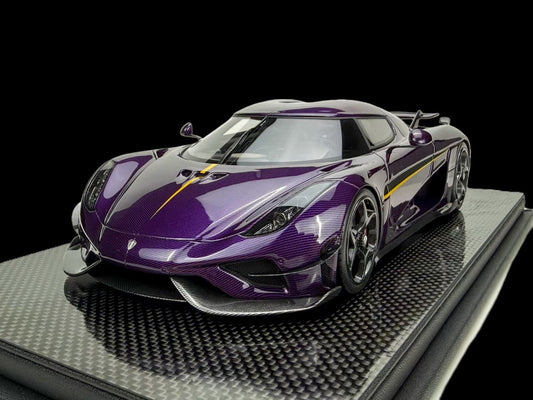 Frontiart 1/18 Koenigsegg Regera — Carbon Purple (Limited to 35 Units Worldwide)