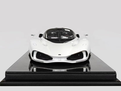 Frontiart 1/18 Nilu27 White Limited Edition Car Model Decoration