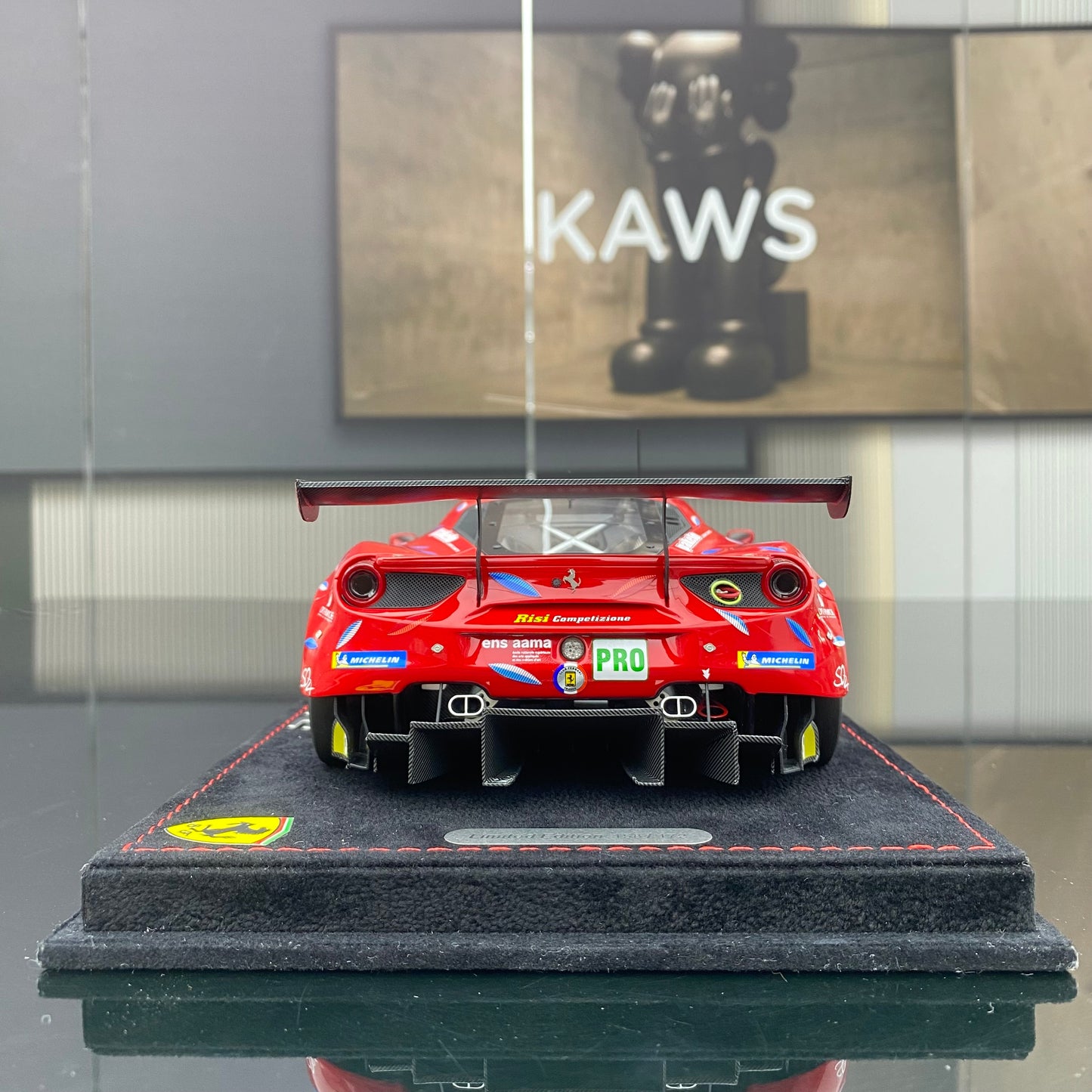 BBR 1/18 Ferrari 488 GTE LM GTE PRO Team Risi Le Mans 2020 - N. 82