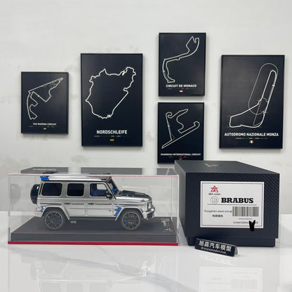 BBA Model 1/18 Brabus G800 Tungsten Silver BBA085