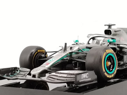 Amalgam 1/18 Mercedes-AMG F1 W10 EQ POWER+2019 Hamilton Black and Gray Limited Edition Car Model M6042-324